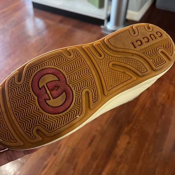 Gucci Cream Rubber Horsebit Chelsea Boot - Picture 6 of 7